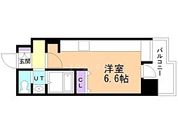 アヴィータ410 ワンルームの間取図画像