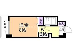 メゾン・ド・北円山 1Kの間取図画像