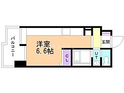 アヴィータ410 ワンルームの間取図画像