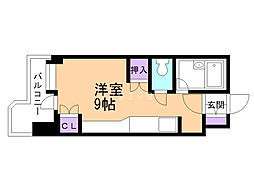 サンシャイン・シティー21 ワンルームの間取図画像