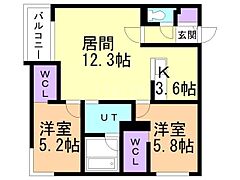 物件の間取り