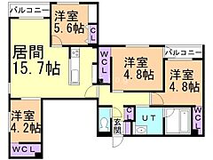 物件の間取り