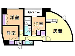 Aden宮の森 3LDKの間取図画像