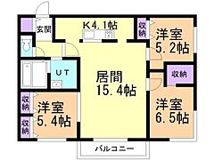 物件の間取り
