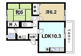 セジュールNII  ｜ 奈良県桜井市大字外山（賃貸アパート2LDK・2階・52.10㎡） その2