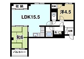 奈良県生駒市壱分町（賃貸マンション2LDK・3階・57.60㎡） その2