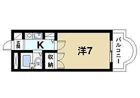 奈良県奈良市西大寺竜王町2丁目（賃貸マンション1K・2階・18.36㎡） その2