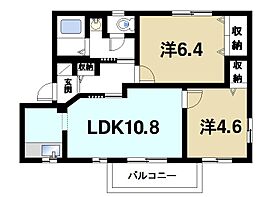 パークヒルA  ｜ 奈良県桜井市大字谷（賃貸アパート2LDK・2階・51.75㎡） その2