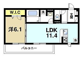 奈良県奈良市大森町（賃貸アパート1LDK・3階・43.94㎡） その2