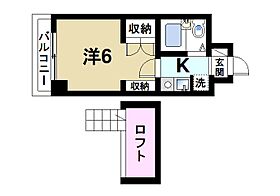 奈良県奈良市南京終町2丁目（賃貸マンション1K・2階・16.20㎡） その2