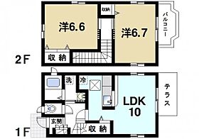 奈良県生駒市小瀬町（賃貸一戸建2LDK・1階・59.01㎡） その2