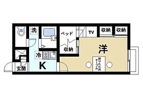 奈良県奈良市大安寺6丁目8-12（賃貸アパート1K・2階・23.18㎡） その2