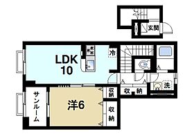 アネモスヒルズ天理II  ｜ 奈良県天理市丹波市町（賃貸アパート1LDK・2階・49.09㎡） その2