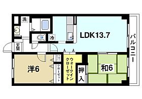 奈良県奈良市菅原町（賃貸マンション2LDK・3階・60.00㎡） その2