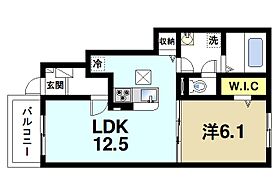 奈良県奈良市秋篠新町（賃貸アパート1LDK・1階・44.70㎡） その1