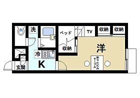 奈良県奈良市大安寺6丁目（賃貸アパート1K・1階・23.18㎡） その2