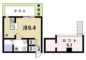 奈良県奈良市三松1丁目（賃貸アパート1R・1階・22.84㎡） その2