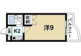 パディーフィールド21  ｜ 奈良県天理市杉本町（賃貸マンション1K・1階・21.06㎡） その2