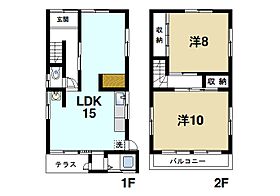 奈良県奈良市三碓1丁目（賃貸一戸建2LDK・--・76.42㎡） その2