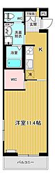 みどり・7 3階1Kの間取り