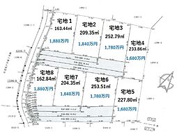 袖ヶ浦市坂戸市場分譲8区画　宅地5
