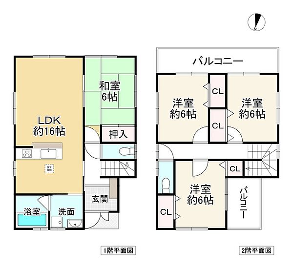 間取りを拡大表示