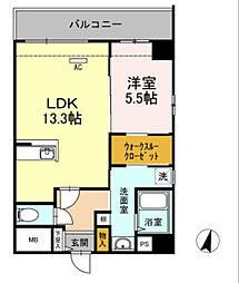 間取図画像 1LDK