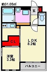 西鉄天神大牟田線 高宮駅 徒歩8分