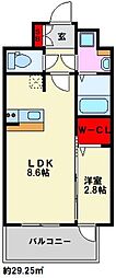 間取図画像 1LDK