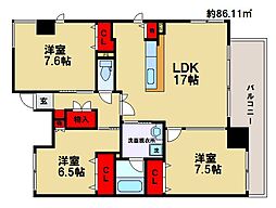 オーブランシュ徳尚 4階/-