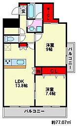 レジデンツァ大橋 9階