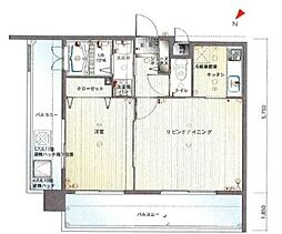 エンクレスト天神南2 2Kの間取図画像