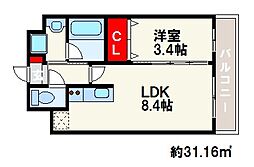 クラシックコート鳥飼 4階