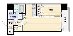 LIBERTYRTENJIN2 1LDKの間取図画像