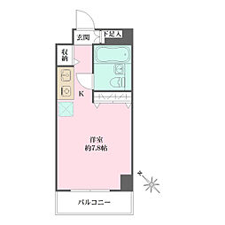 サイプレス北新宿 ワンルームの間取図画像