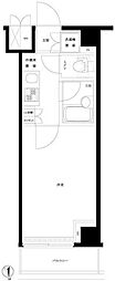 京王井の頭線 浜田山駅 徒歩5分の賃貸マンション 9階1Kの間取り