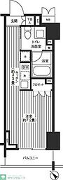レジディア渋谷 ワンルームの間取図画像
