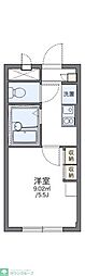 レオパレスアサマ 1Kの間取図画像