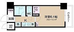 日神パレステージ三軒茶屋2 1Kの間取図画像