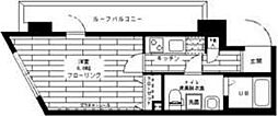 ステージファースト池尻大橋 1Kの間取図画像