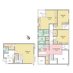 ビラサピエンザ 4LDKの間取図画像