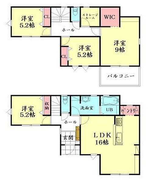 間取りを拡大表示