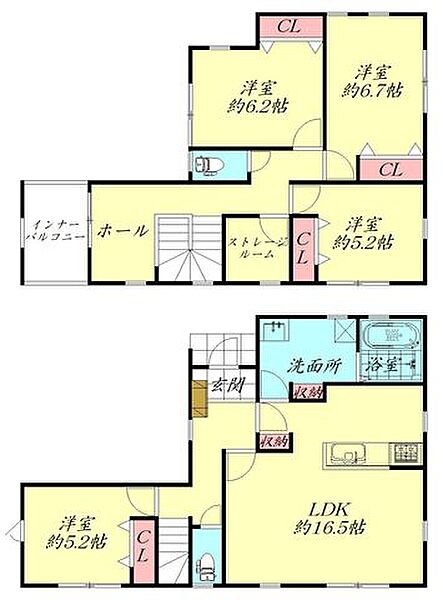 間取りを拡大表示