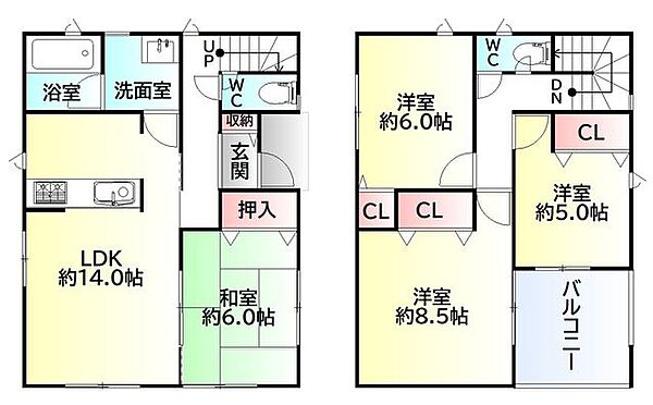 間取りを拡大表示