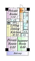 間取図画像 3LDK