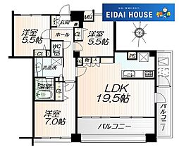 間取図画像 3LDK