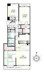 パークシティ泉中央セントラルコート 3LDKの間取図画像