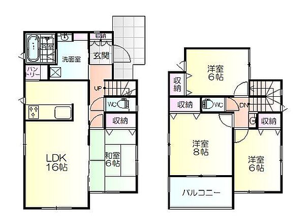 間取りを拡大表示
