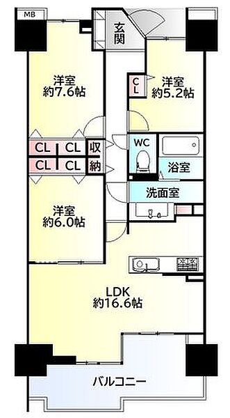 間取りを拡大表示