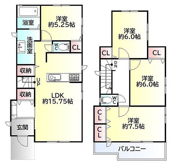 間取りを拡大表示
